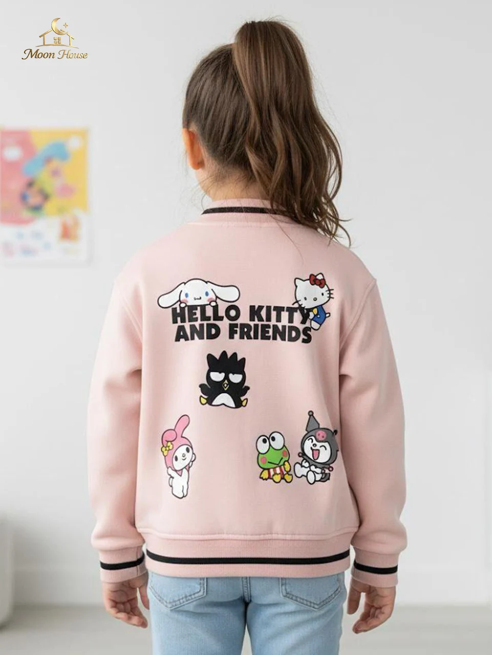جاكيت Sotra بيسبول بناتي Hello Kitty Friends - الصورة 3
