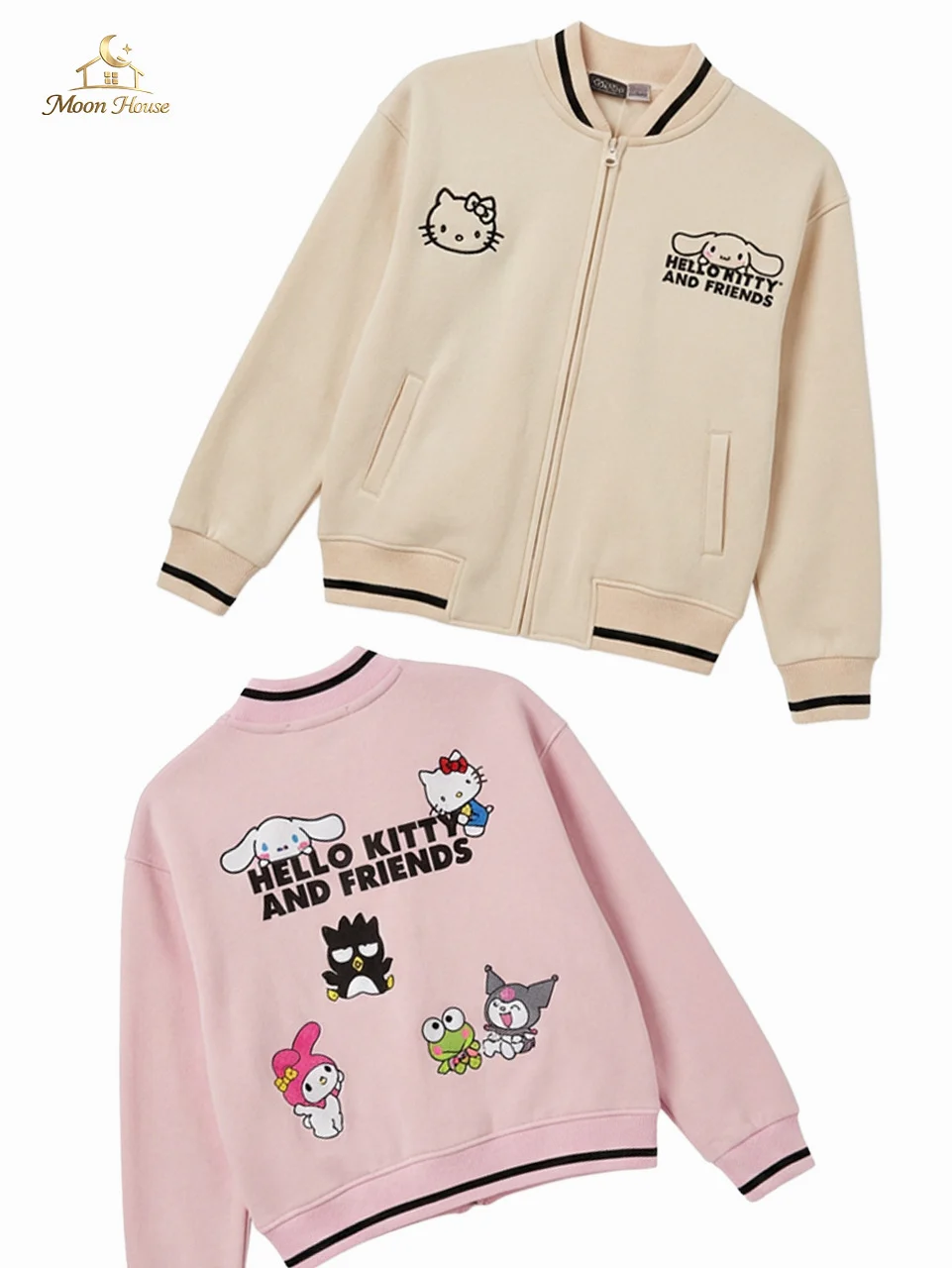 جاكيت Sotra بيسبول بناتي Hello Kitty Friends