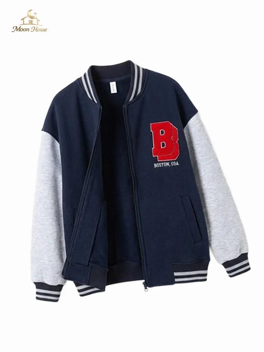 جاكيت سترة بيسبول كحلى